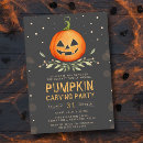 Search for family halloween invitations Pumpkin