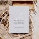 Search for gold script wedding invitations Black and white