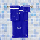 Search for royal blue bath towels Blue and white