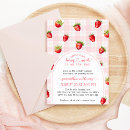 Search for summer baby shower invitations Strawberry