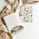 Search for english wedding invitations Chateau villa
