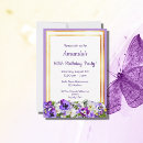 Search for colourful 60th birthday invitations Flowers