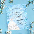 Search for winter wonderland quinceanera invitations Dress