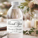 Search for thank you water bottle labels Elegant