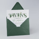 Search for elegant twin baby shower invitations Twins