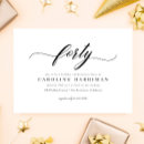 Search for elegant 40th birthday invitations Script