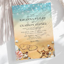 Search for rustic beach wedding invitations Starfish