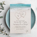 Search for sand wedding invitations Modern elegant
