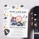 Search for rock a bye baby shower invitations Rockstar