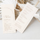 Search for minimalist wedding programs Simple