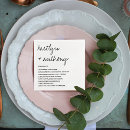 Search for fun cocktail wedding napkins Simple