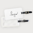 Search for branded luggage tags Employee