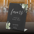 Search for bridal shower favor signs Black and white