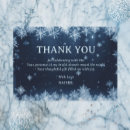 Search for snowflake thank you cards Blue