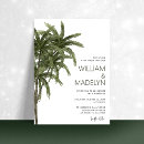 Search for tropical island invitations Minimalist