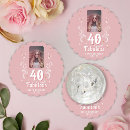 Search for 40th birthday coasters Pink