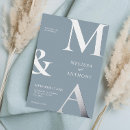 Search for dusty blue and silver wedding invitations For her