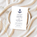 Search for anchor wedding invitations Sea