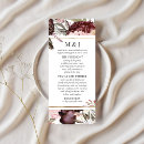 Search for blush pink wedding programs Burgundy