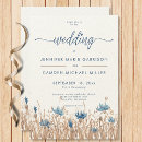 Search for cornflower blue wedding invitations Watercolor