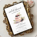 Search for dessert bridal shower invitations Watercolor