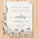 Search for cornflower wedding invitations Watercolor