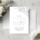 Search for botanical calendar save the dates Floral