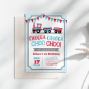 Search for choo choo invitations Railroad
