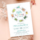 Search for baby bugs invitations Watercolor