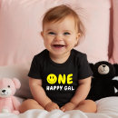 Search for yellow happy face tshirts First birthday