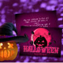Search for purple halloween cards Trick or treat