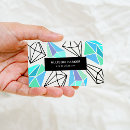 Search for gem business cards Geometric
