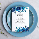 Search for indigo invitations Elegant