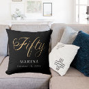 Search for 50th birthday cushions Elegant