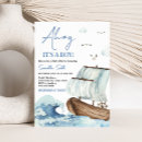 Search for boat baby shower invitations Ocean