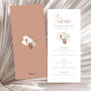 Search for floral wedding menus Boho
