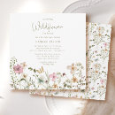 Search for summer baby girl shower invitations Outdoor botanical wildflower