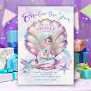 Search for whimsical magical birthday invitations Under the sea birthday