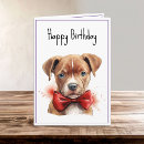 Search for pitbull birthday cards Cute