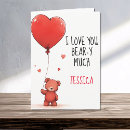 Search for cartoon bear cards I love you