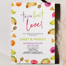 Search for love and tacos invitations Couple