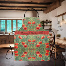 Search for accent aprons Red