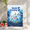 Search for baby shark boy birthday invitations Cute