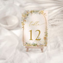 Search for gold foil table cards Bridal shower