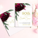 Search for monogram birthday invitations Elegant