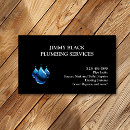 Search for water drop business cards Plumbing
