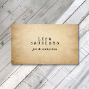 Search for typewriter font business cards Minimalist