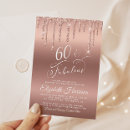 Search for 60 and fabulous birthday invitations Glamourous