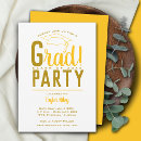 Search for brown graduation invitations Gold