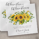 Search for sunflower wedding favours Floral